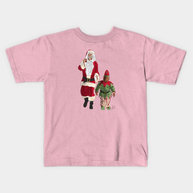 Bad Santa: Back in the Saddle Again Kids T-Shirt by 51Deesigns